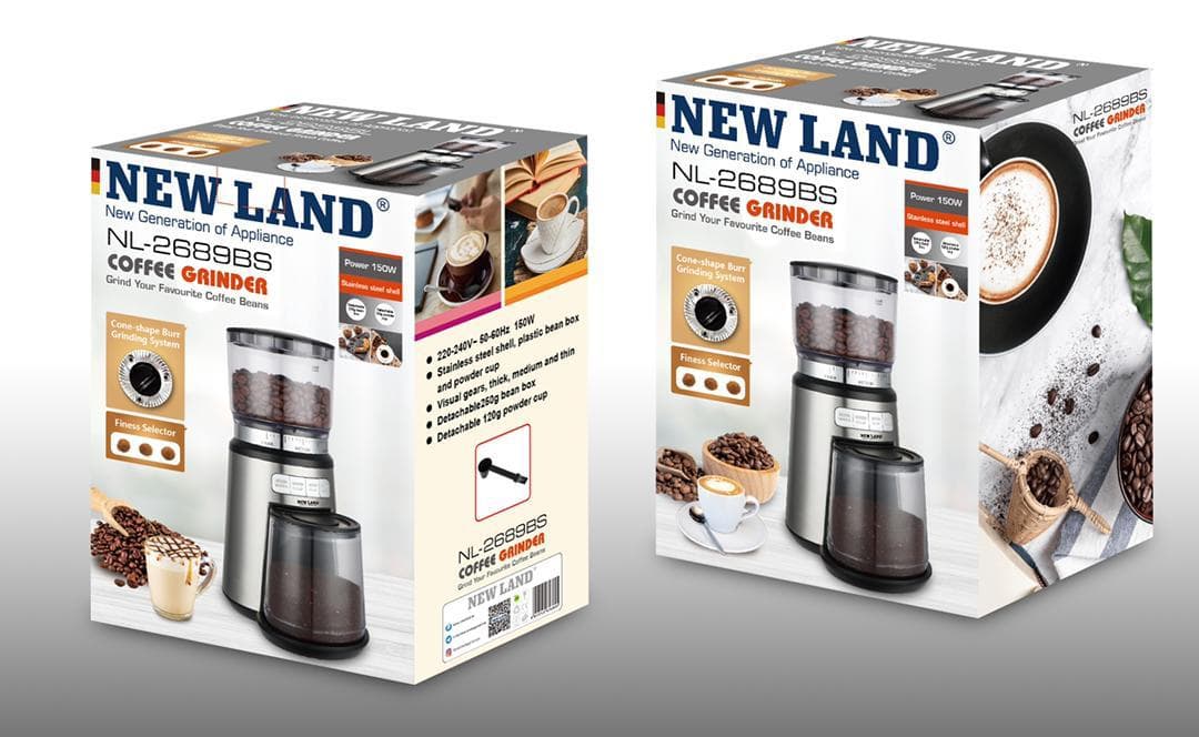 آسیاب قهوه نیولند مدل coffee mill NEWLAND NL-2689BS