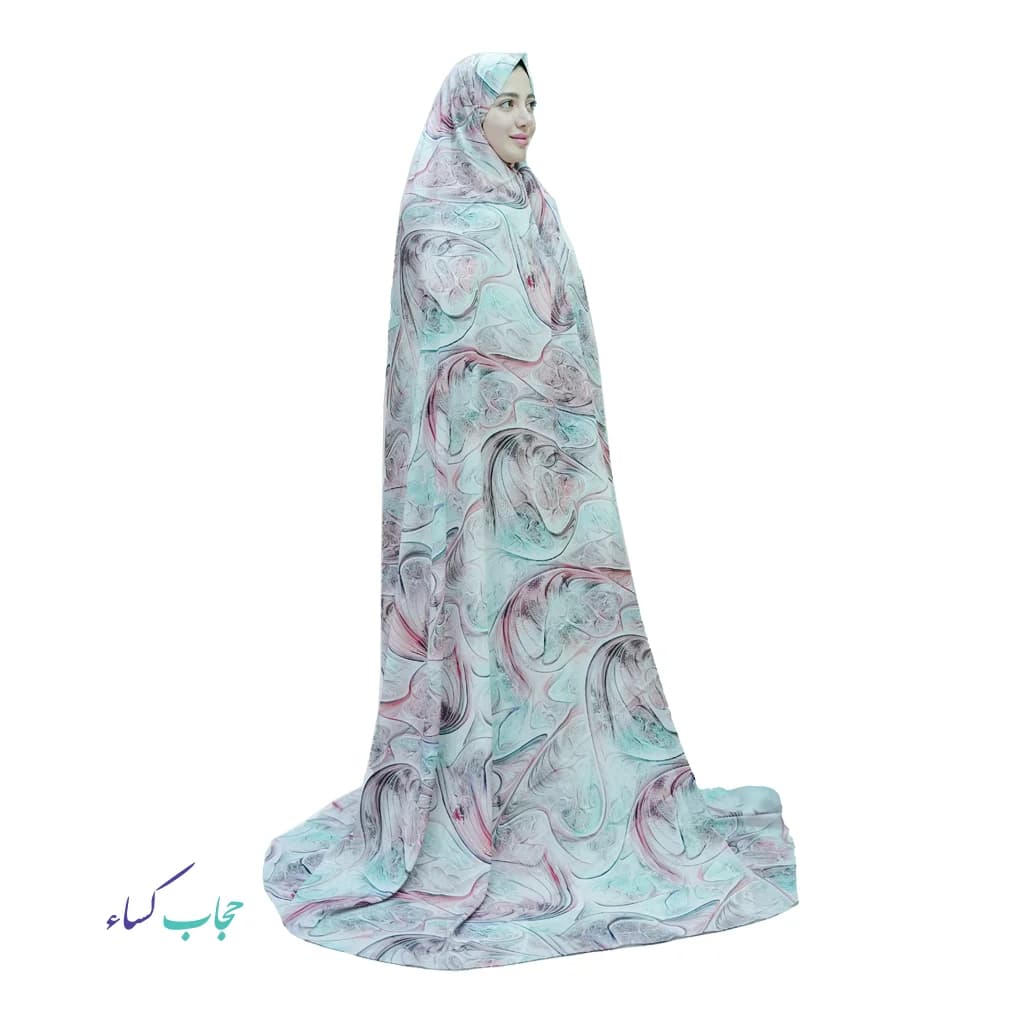 چادر مجلسی سه‌بعدی مدل ریحانه — تصویر ۲