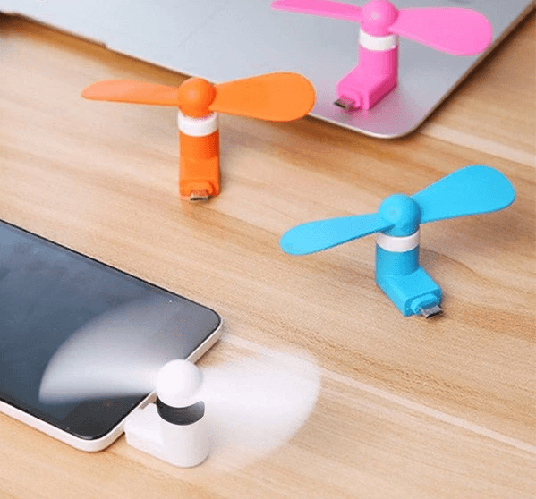 پنکه همراه مدل OTG Mini USB — تصویر ۳