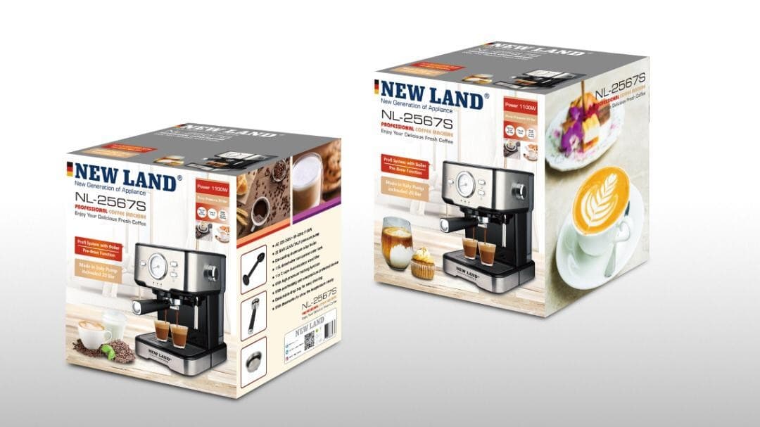 اسپرسو ساز نیولند مدل espresso maker NEWLAND NL-2567S