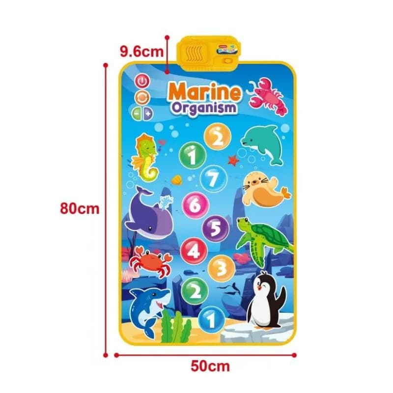 مت کودک موزیکال مدل Baby Toddler Mat طرح حیوانات دریایی کد 75752 — تصویر ۲