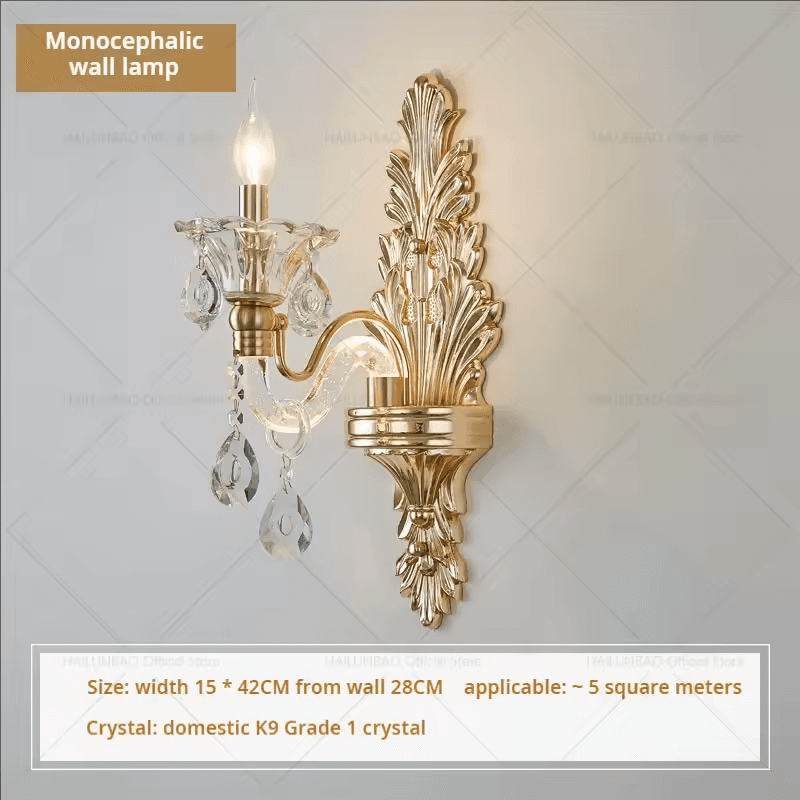 خاصترین لوستر کلاسیک با شاخه های نوری ال ای دی و لامپ خور بسیار پرنور وارداتی 15 شعله به همراه ست دیوارکوب — تصویر ۸