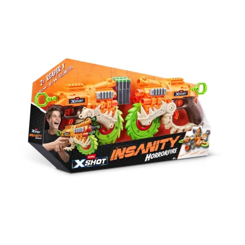 تفنگ ایکس شات مدل Insanity Horrorfire Reaper X – 2 Pack برند zuru کد36731 — تصویر ۲