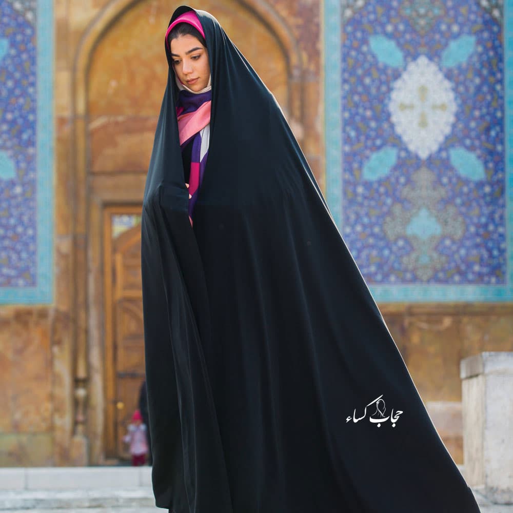 چادر سنتی کرپ ایرانی رویال