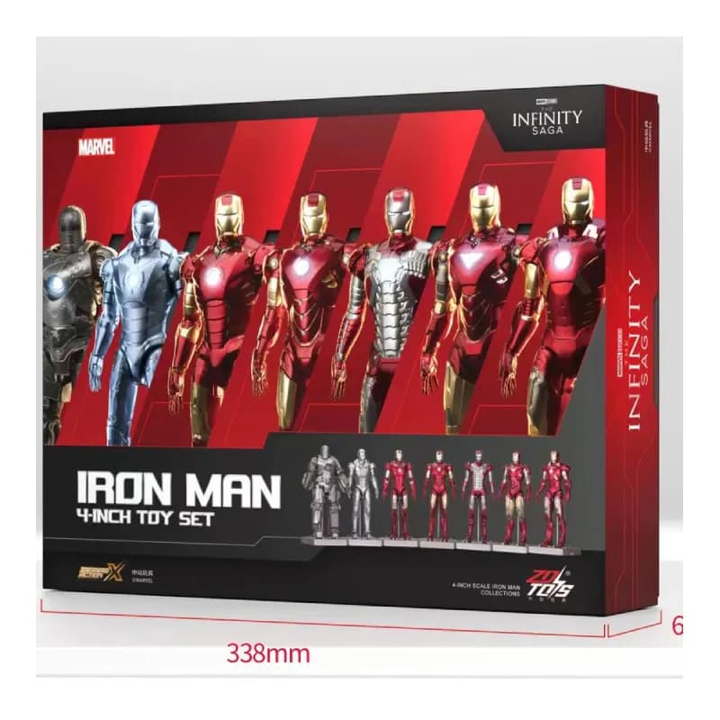 ست فیگور های آیرون من برند zd toys