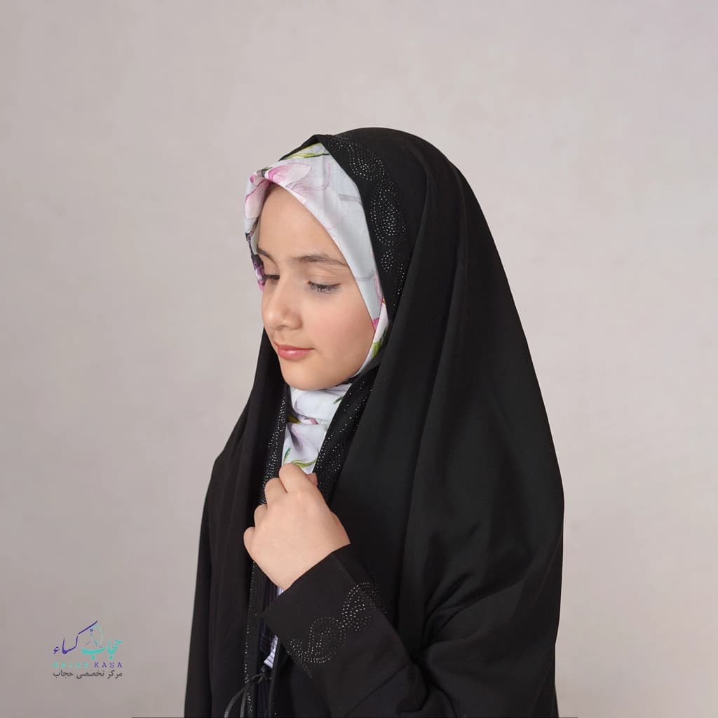 چادر دانش آموزی مچ دار کار شده — تصویر ۲