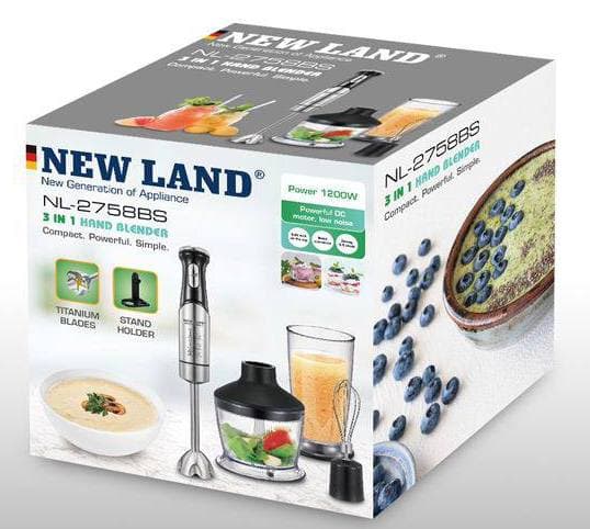 گوشت کوب برقی 3 در 1 کاره نیولند مدل Electric meat grinder NEWLAND NL-2758BS