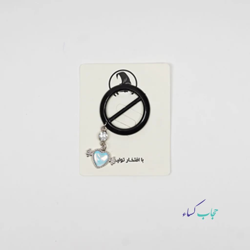 حلقه روسری تک نگین
