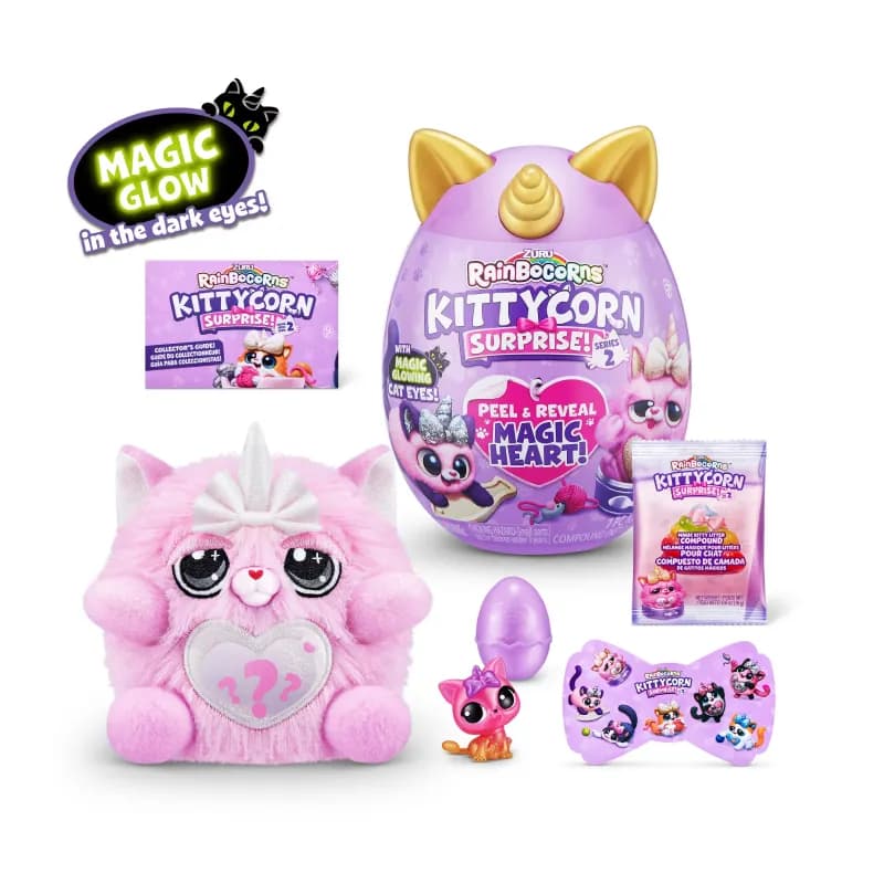 عروسک سورپرایزی رینبوکورنز دوقلو مدل Kittycorn برند zuru کد 92137