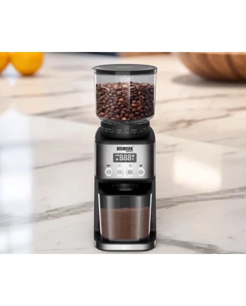 آسیاب قهوه بیسمارک مدل BISMARK-BM4473 (اورجینال) – 18 ماه کارت طلایی گارانتی – 60 ماه خدمات پس از فروش معتبر — تصویر ۲