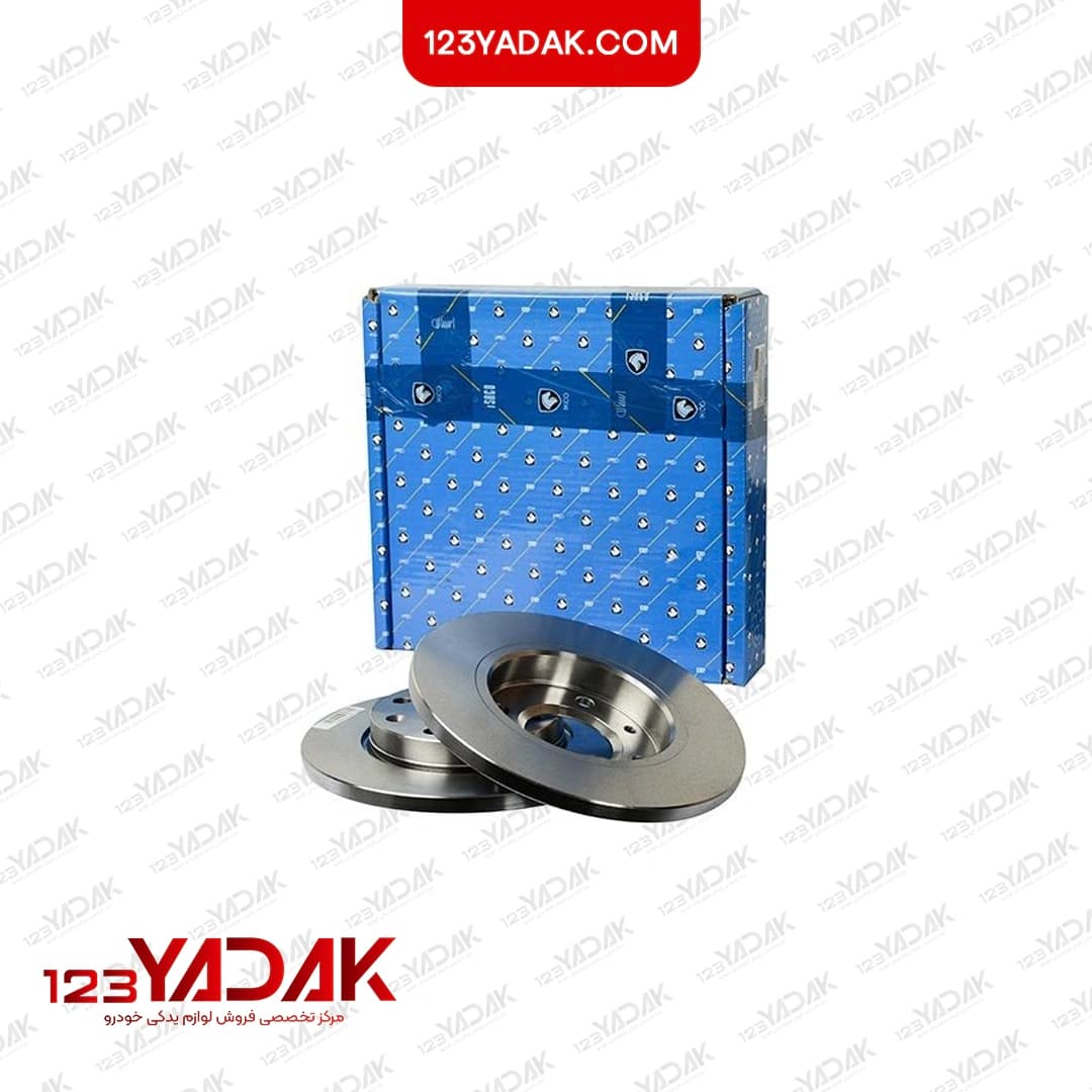 دیسک ترمز چرخ جلو پژو ۲۰۶ تیپ ۲ ، تیپ ۳ قطر 2۴۷*۱۳ (دست دو عددی) شرکتی ایساکو