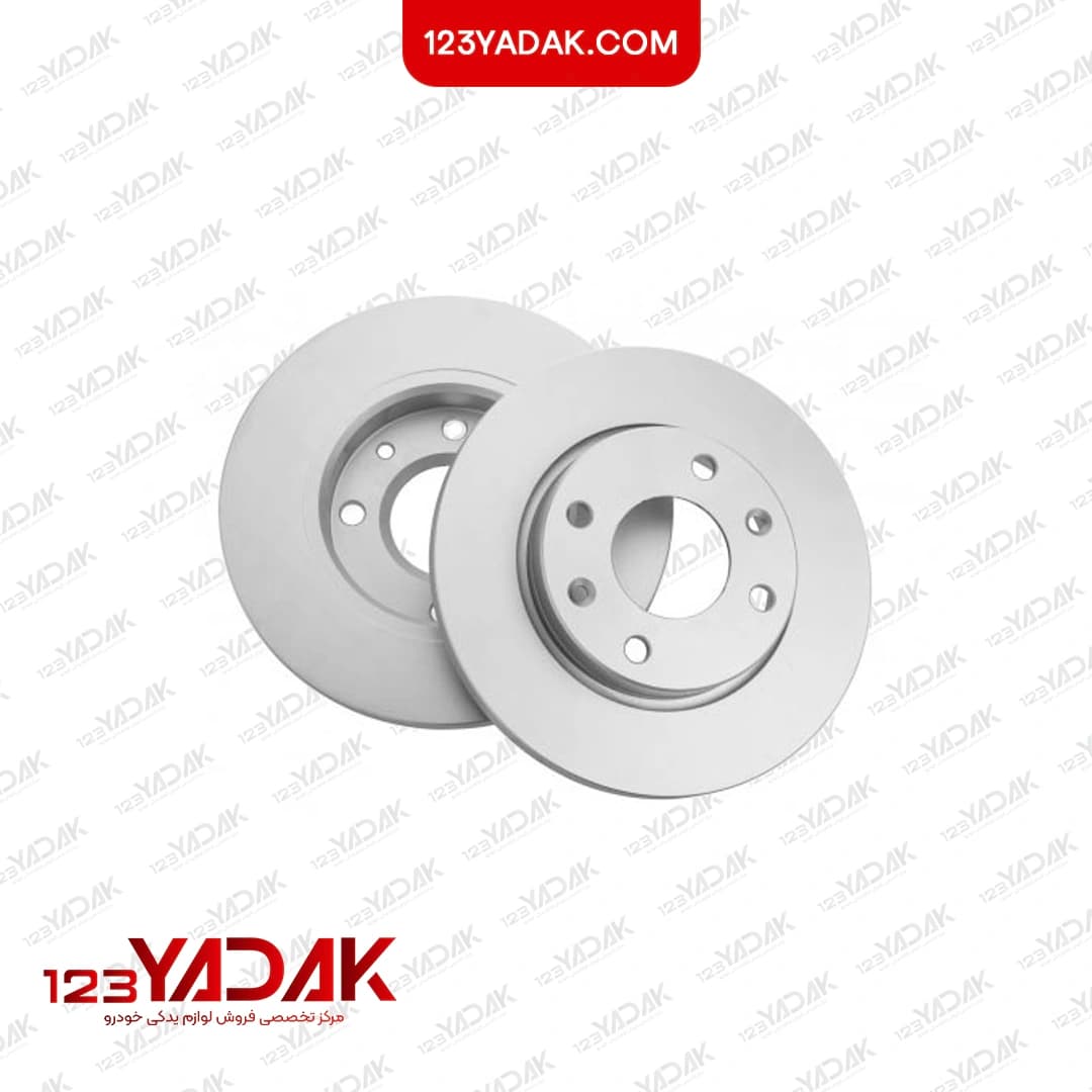 دیسک ترمز چرخ جلو پژو ۲۰۶ | ۲۰۷ (دست دو عددی) شرکتی ایساکو 266*22