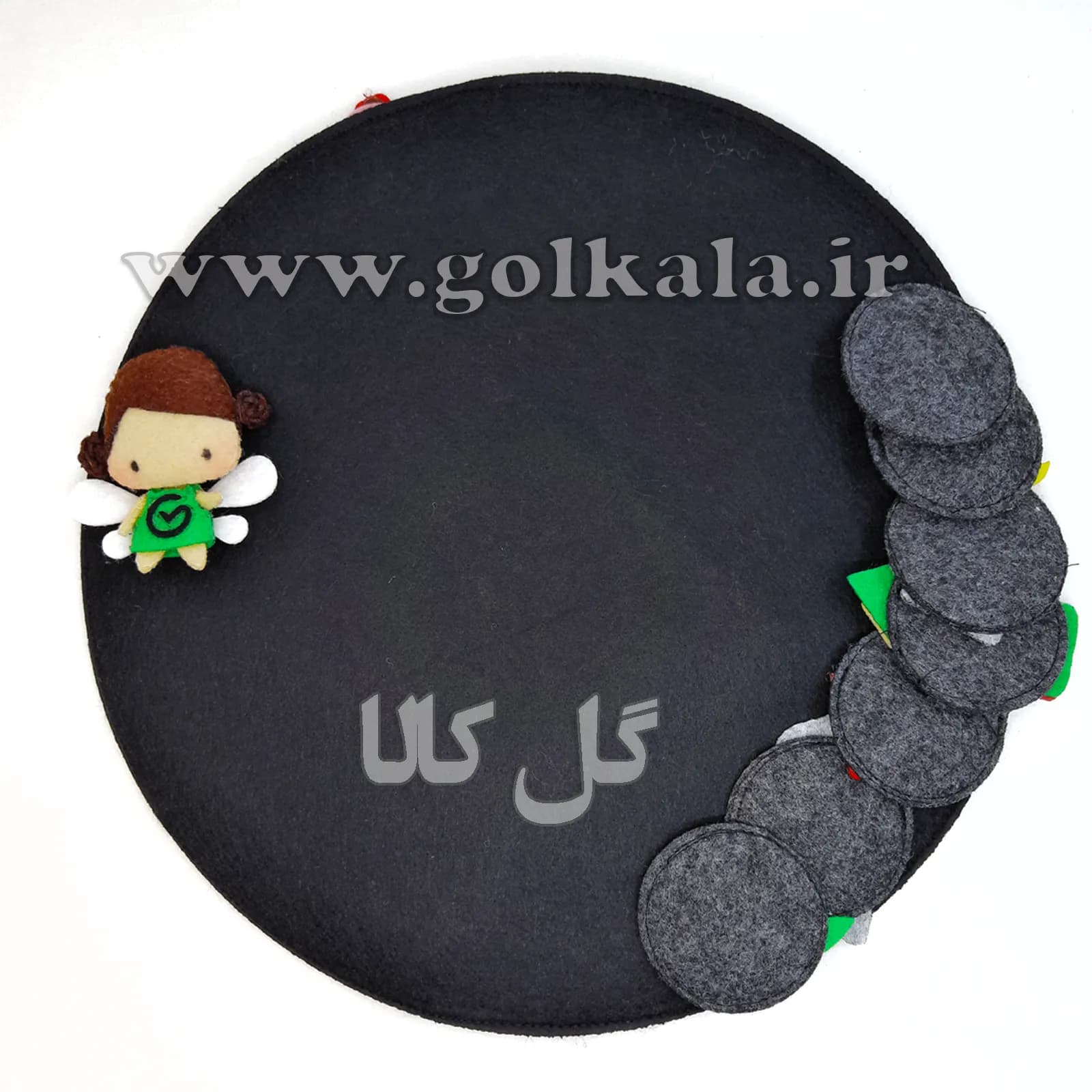 دایره حواس پنج‌گانه مگنتی کودکان ۳۰ سانتی‌ گل‌کالا | وسیله کمک آموزشی علوم دبستان — تصویر ۳