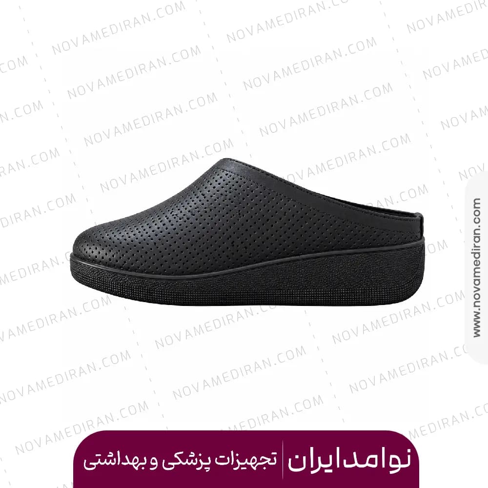 صندل جلو بسته زنانه برند پاتکان کد 545 مشکی — تصویر ۲
