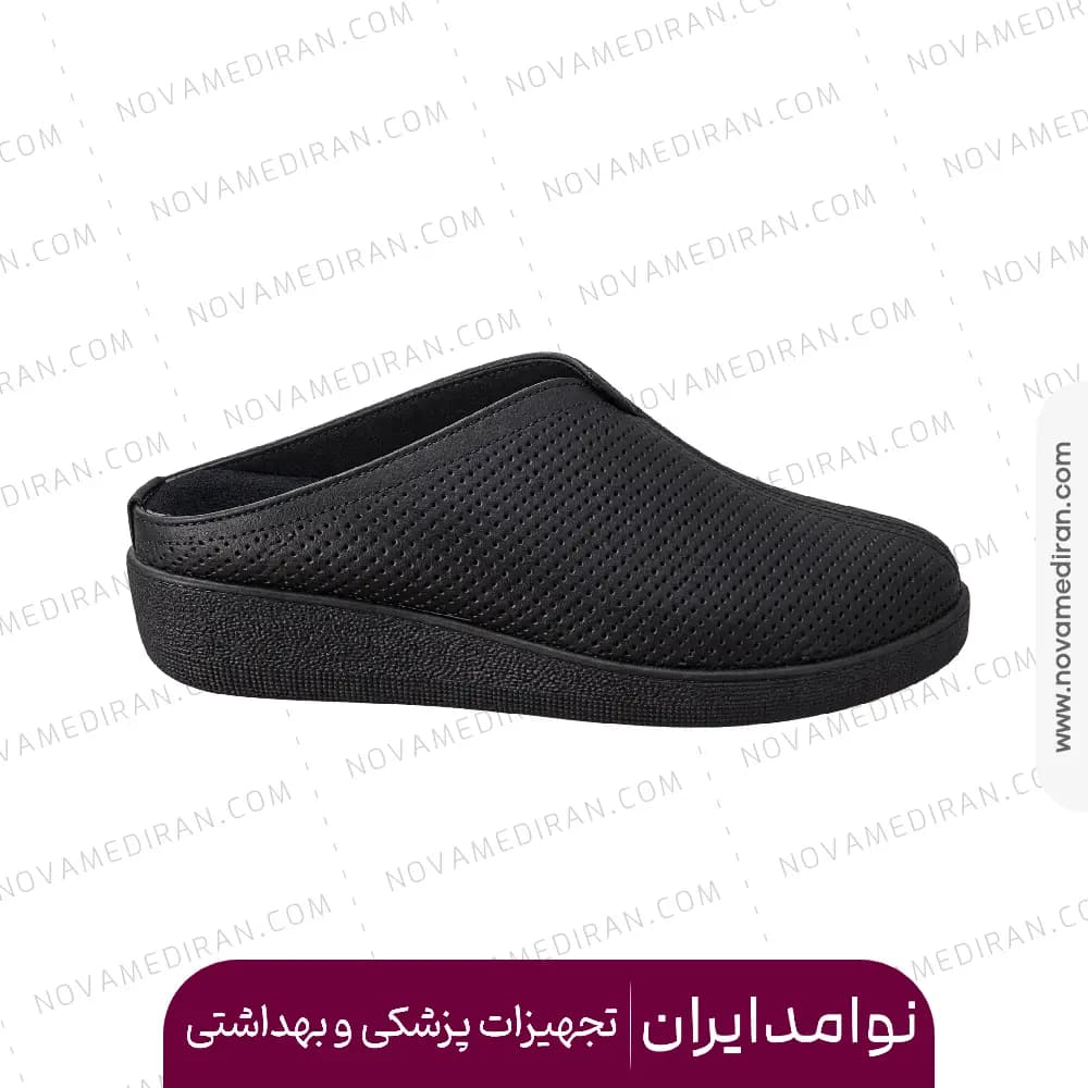 صندل جلو بسته زنانه برند پاتکان کد 545 مشکی