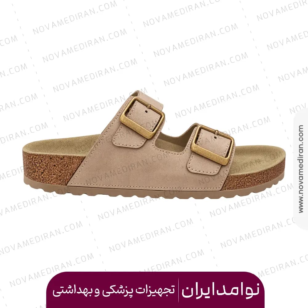 صندل زنانه پاتکان مدل RODO FLEX رنگ کرم سوئیت
