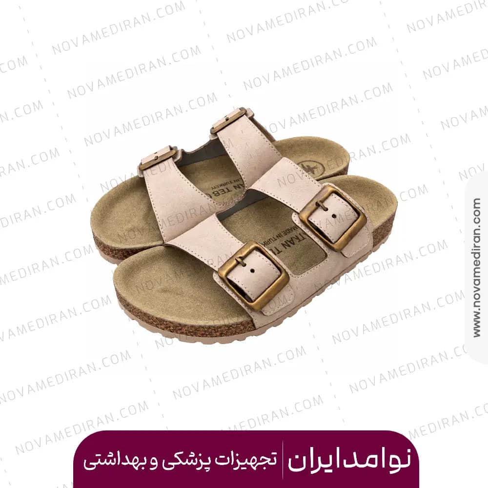 صندل زنانه پاتکان مدل RODO FLEX رنگ کرم سوئیت — تصویر ۳