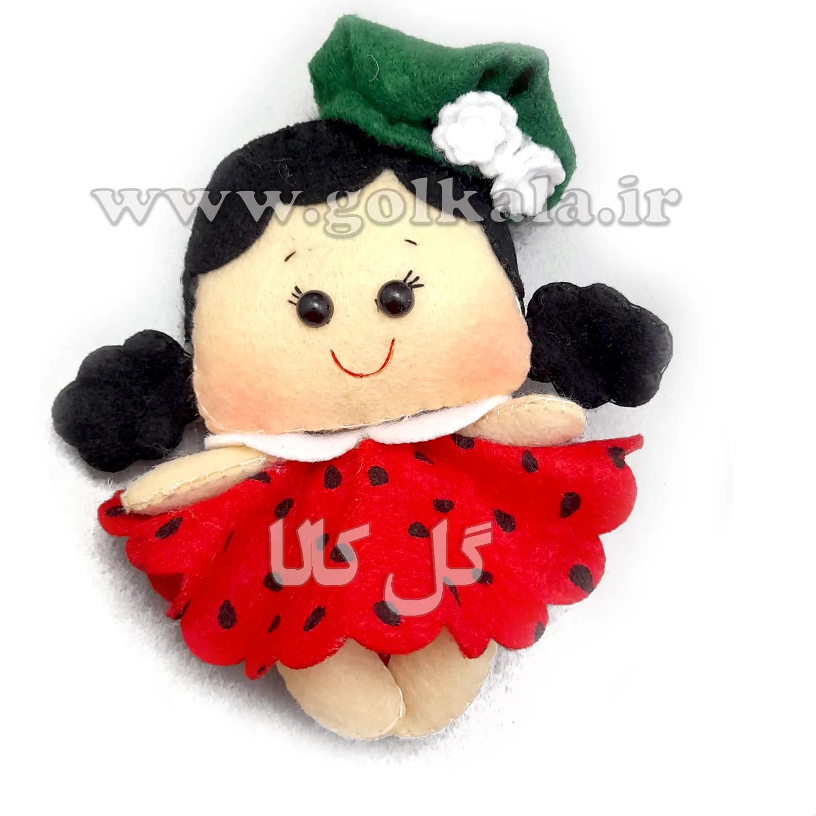 عروسک یلدا جونی ۱۵ سانتی گل کالا| کیوت و دوست‌داشتنی