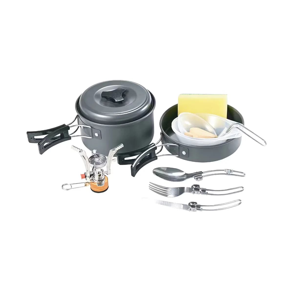 ظروف کمپینگ 10در1 گرین لاین CAMPING COOKWARE