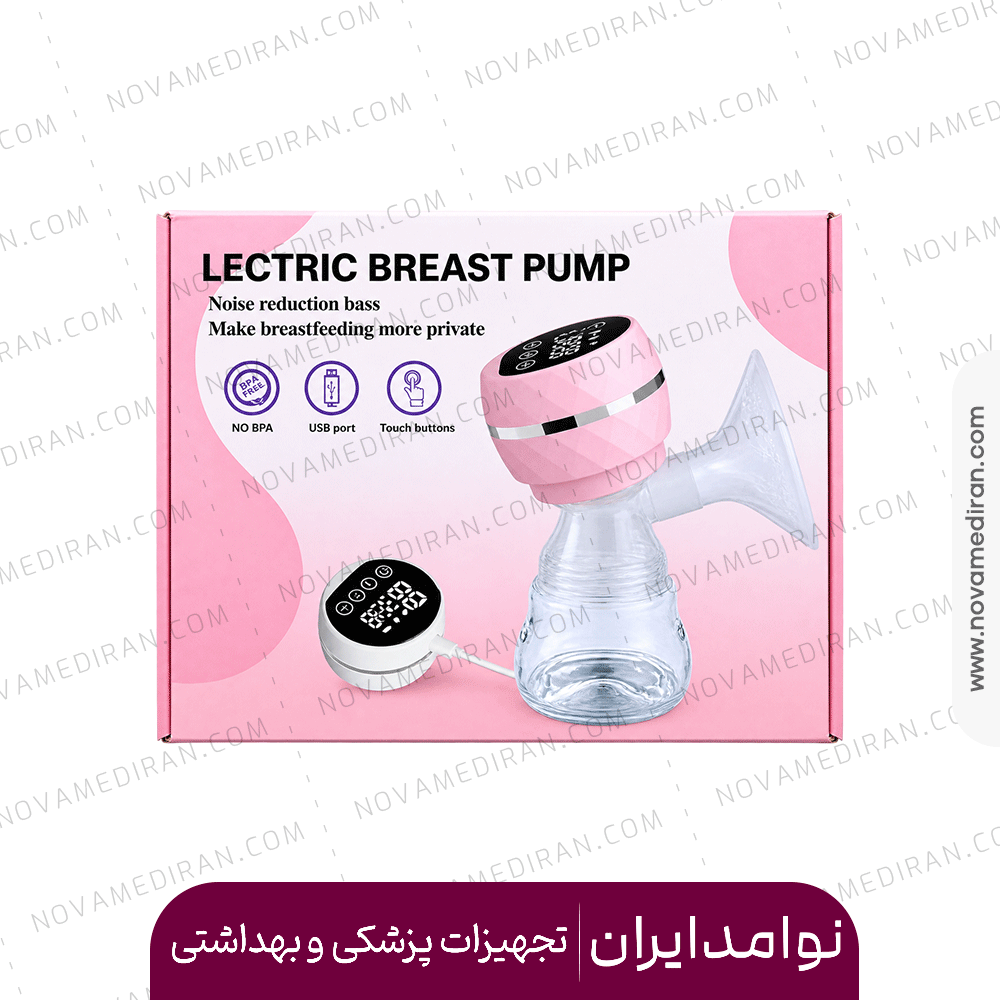شیر دوش برقی تک شیشه