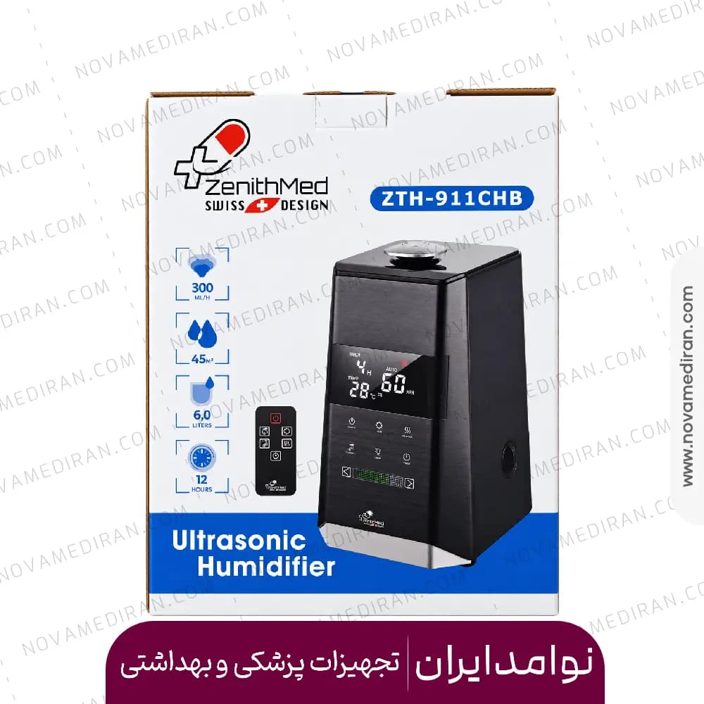 دستگاه بخور و رطوبت ساز سرد زنیت مد مدل ZTH-911CHB — تصویر ۴