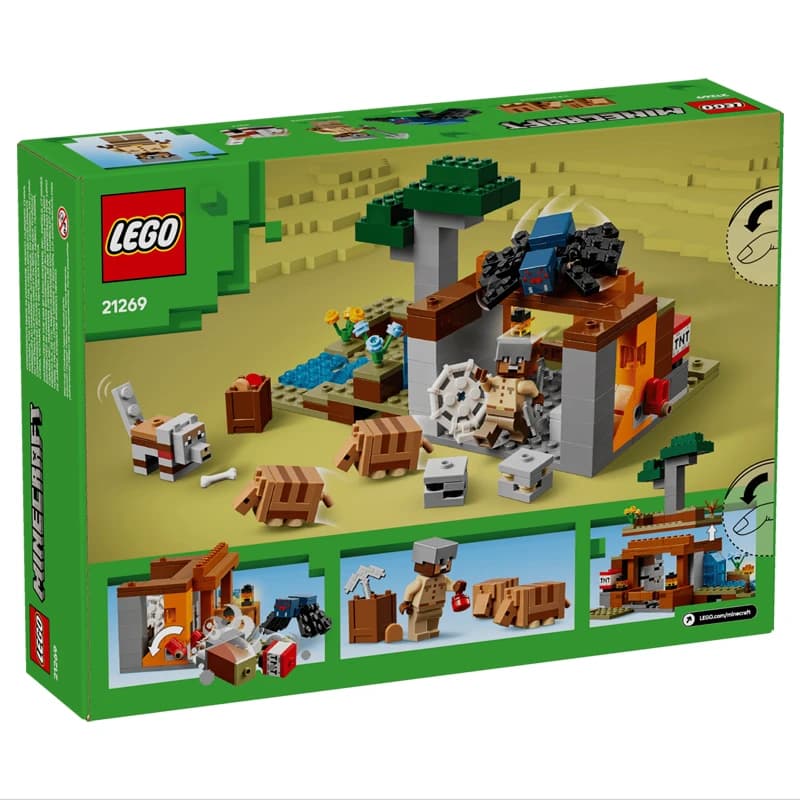 لگو Minecraft The Armadillo Mine Expedition سری ماینکرفت کد 21269 — تصویر ۲