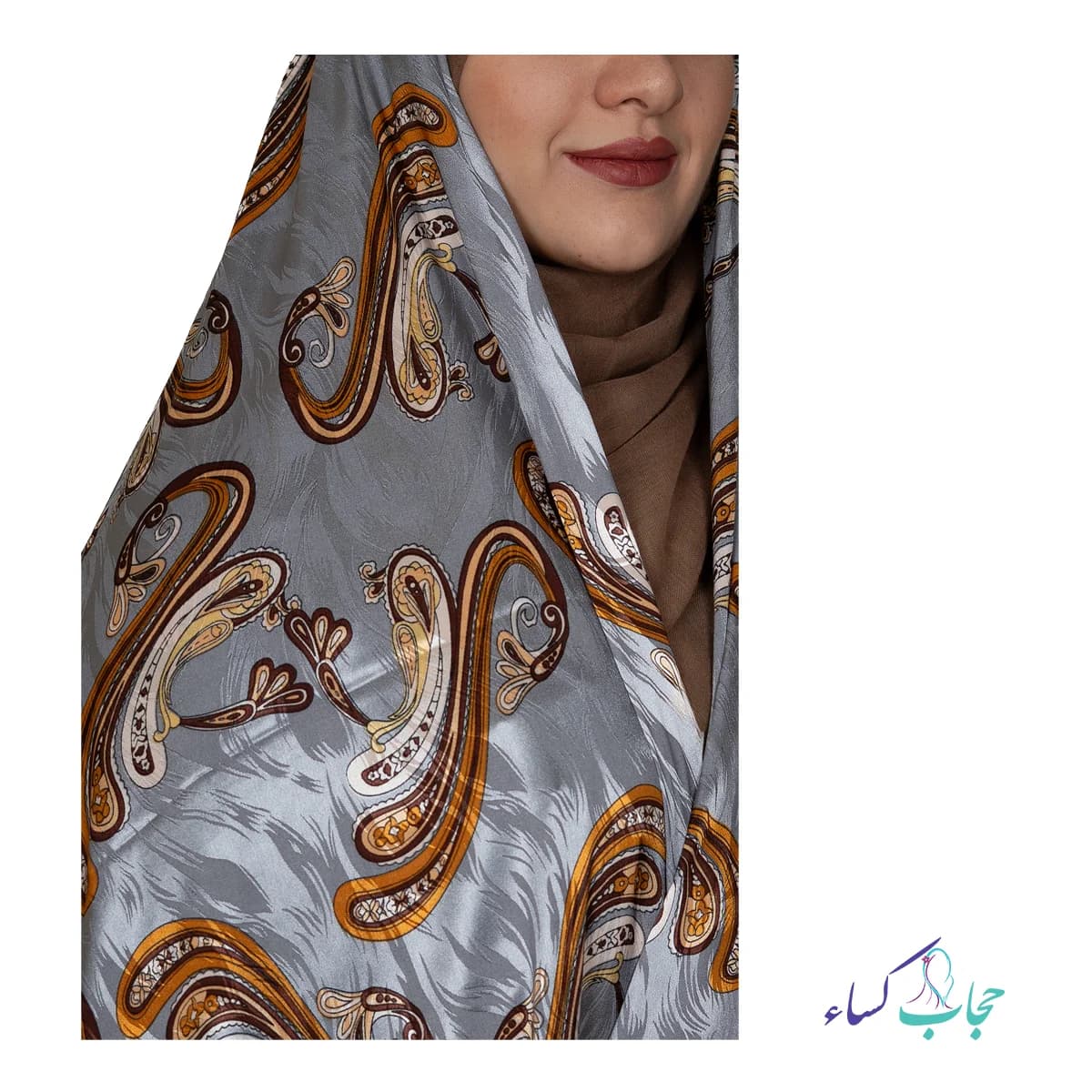 چادر رنگی ژاکارد مدل شب‌بو — تصویر ۲
