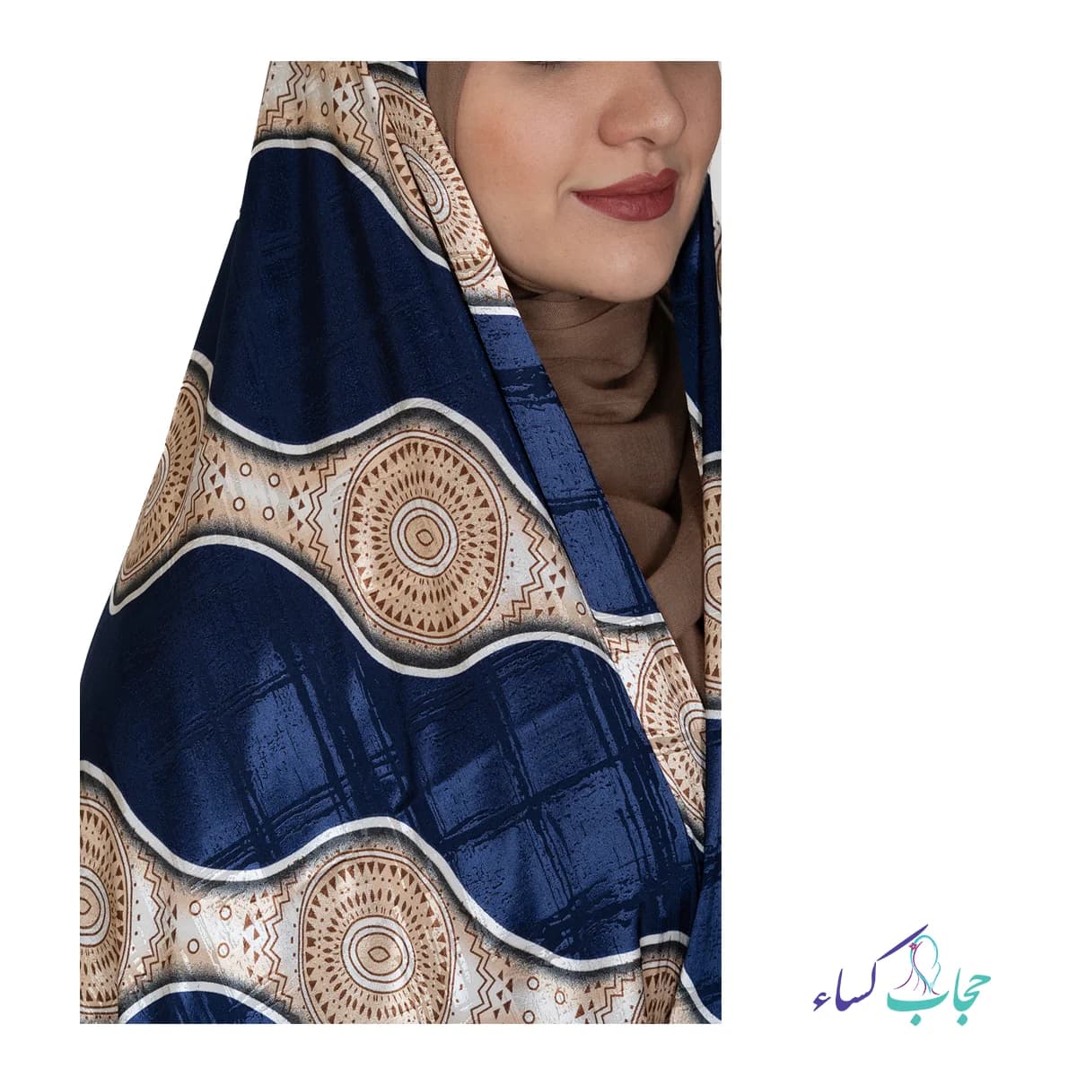 چادر رنگی ژاکارد مدل سوسن — تصویر ۲
