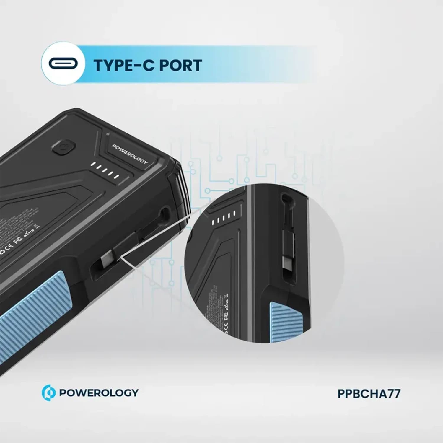 پاوربانک خورشیدی Powerology 27000mAh Solar — تصویر ۶