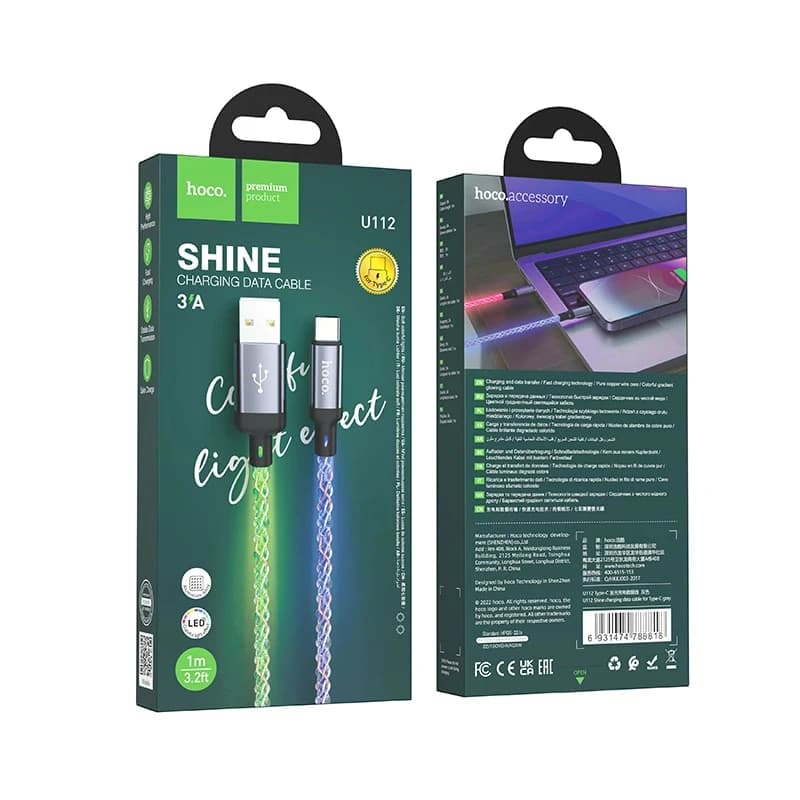 کابل تبدیل USB به TYPE-C هوکو Hoco U112 — تصویر ۶