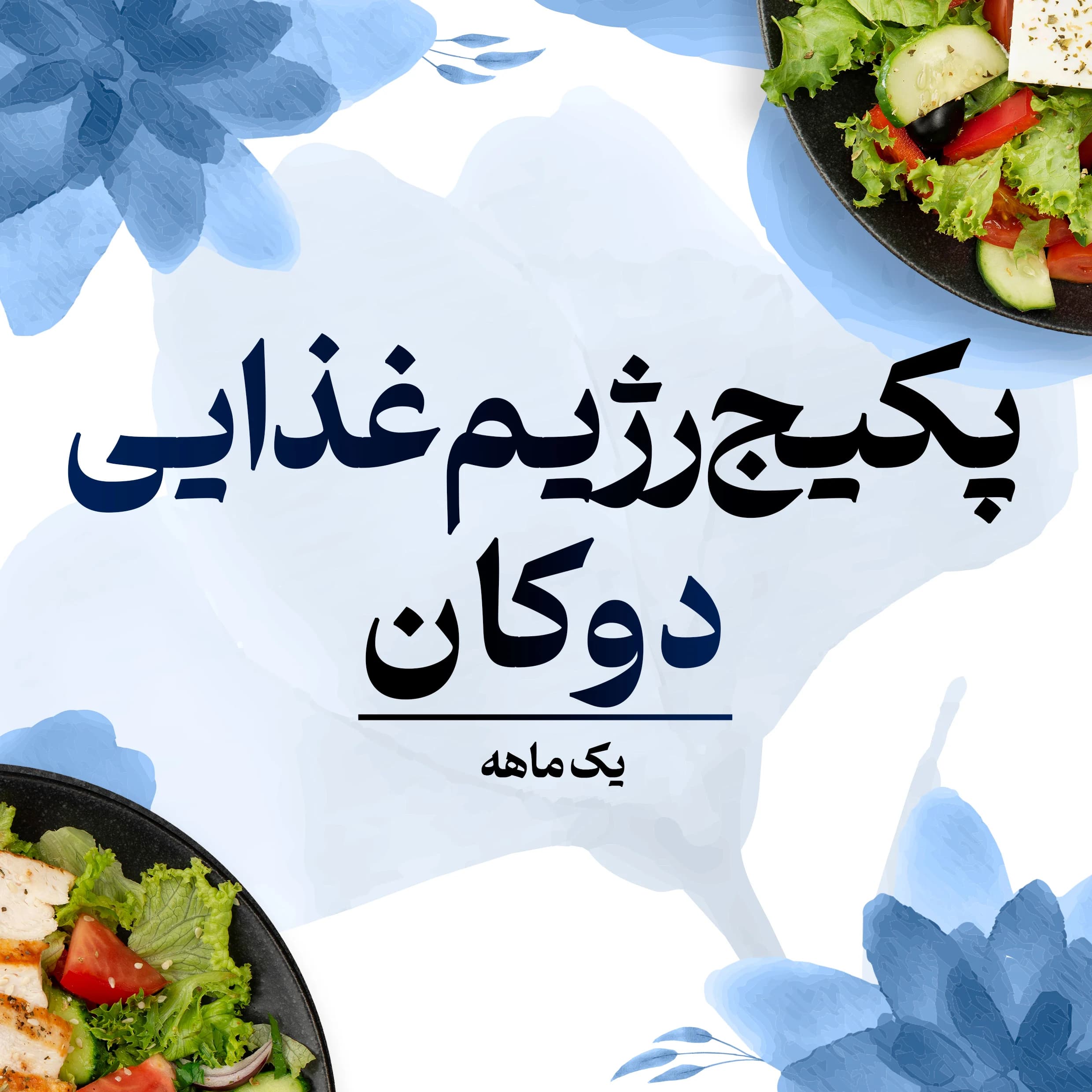 پکیج رژیم غذایی دوکان (dukan) یک ماهه