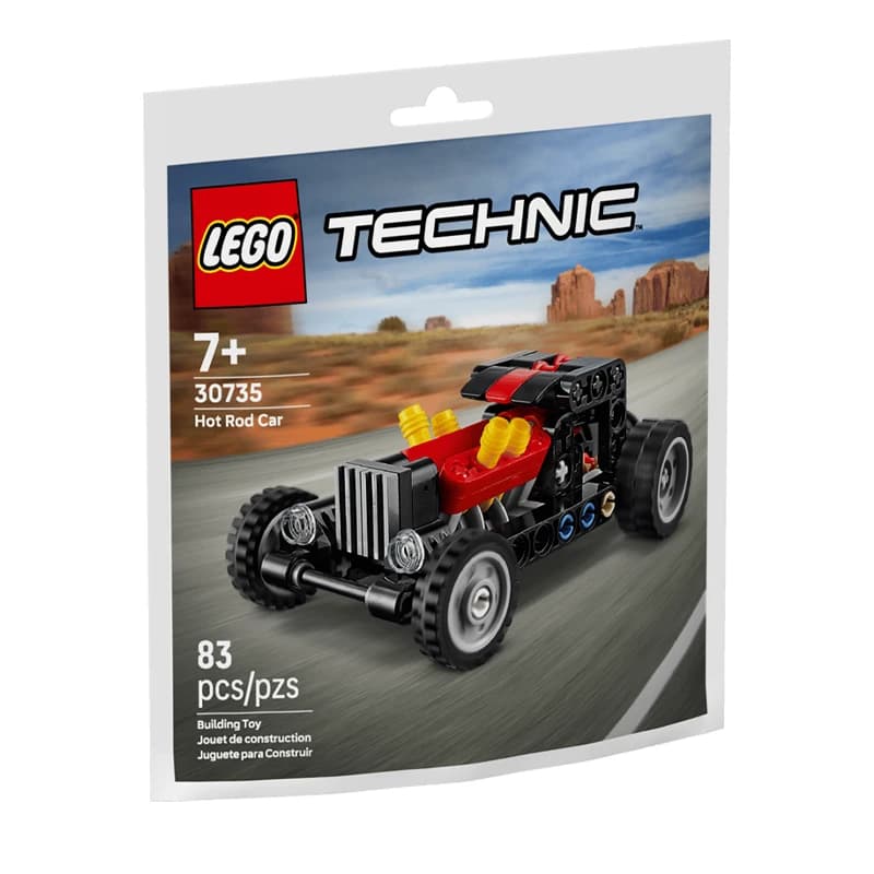 لگو Polybag Hot Rod Car سری تکنیک کد 30735 — تصویر ۲