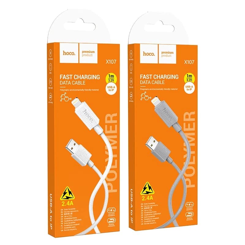 کابل تبدیل USB به Lightning هوکو Hoco X107 — تصویر ۴