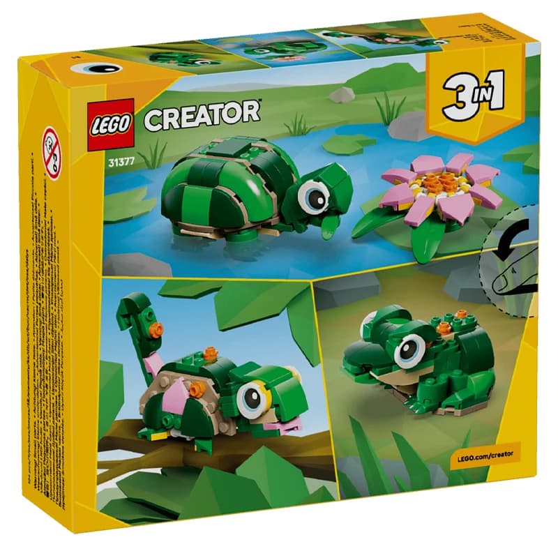 لگو Turtle with a Waterlily سری کریتور کد 31377 — تصویر ۴