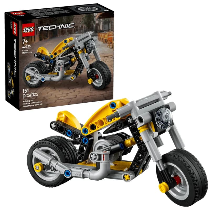 لگو Yellow Motorcycle سری تکنیک کد 42225