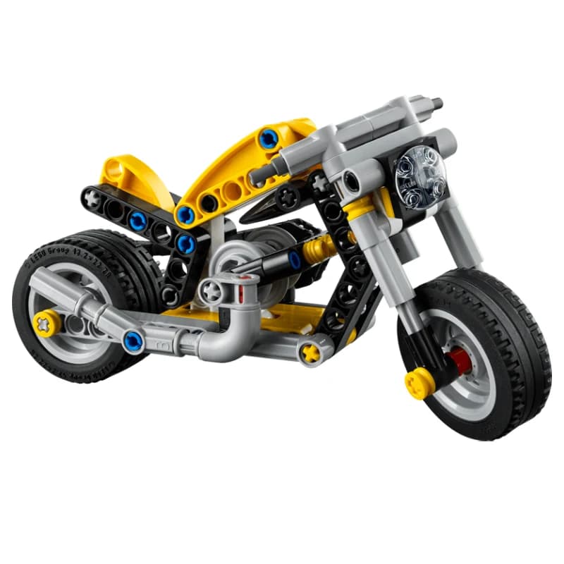 لگو Yellow Motorcycle سری تکنیک کد 42225 — تصویر ۲