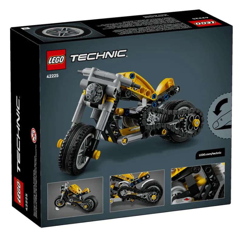 لگو Yellow Motorcycle سری تکنیک کد 42225 — تصویر ۳