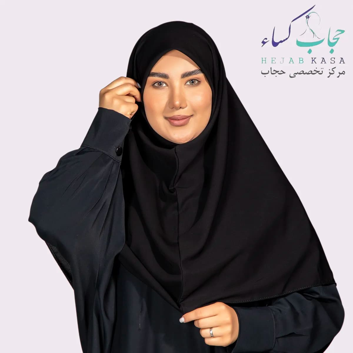 مقنعه کرپ سایز 90 — تصویر ۳