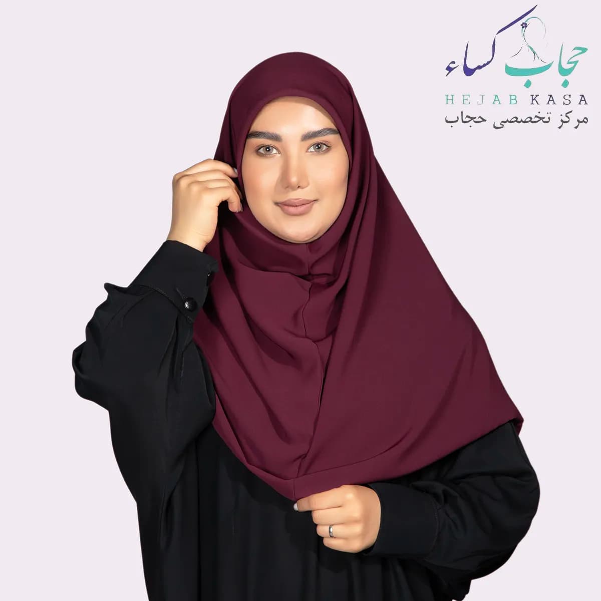 مقنعه کرپ سایز 90 — تصویر ۲