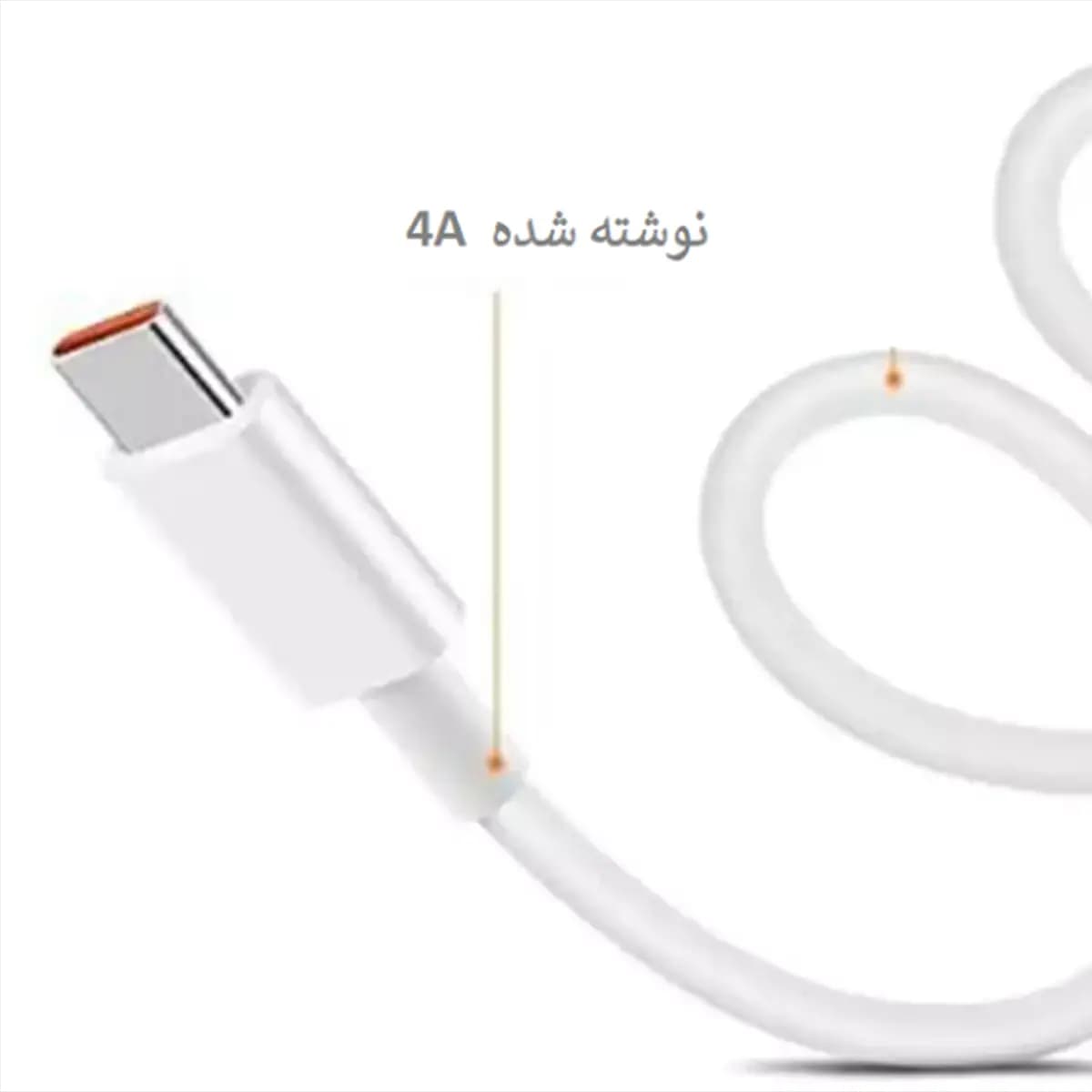 شارژر و کابل اصلی شیائومی 45 وات — تصویر ۴