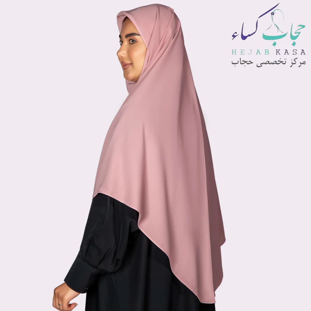 مقنعه کرپ ژاپن دبیری سایز 105 — تصویر ۲