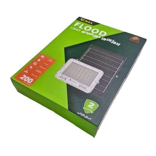 پروژکتور خورشیدی ویمکس 200 وات مدل لنزدار کد IR-V76200 — تصویر ۶