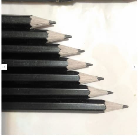 مداد مشکی شش گوش کیبورد KeyBoard بسته 6 عددی