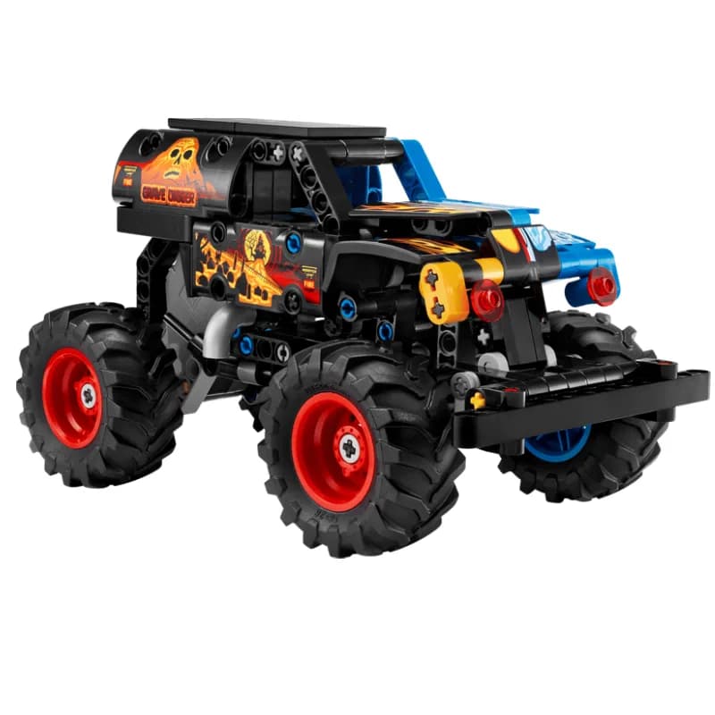 لگو Monster Jam Grave Digger Fire and Ice سری تکنیک کد 42219 — تصویر ۷