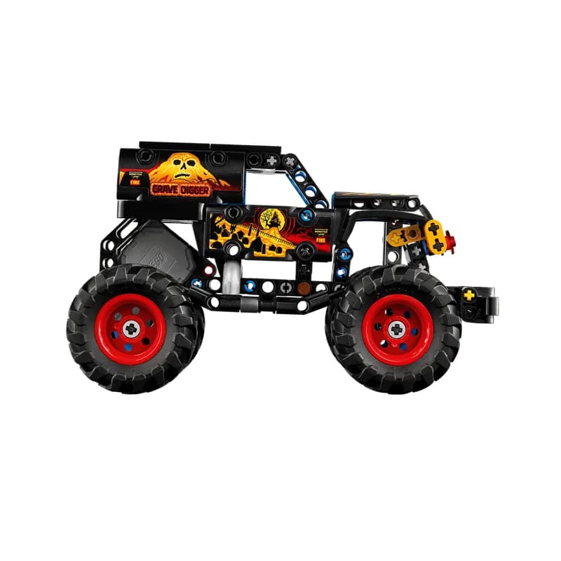 لگو Monster Jam Grave Digger Fire and Ice سری تکنیک کد 42219 — تصویر ۴