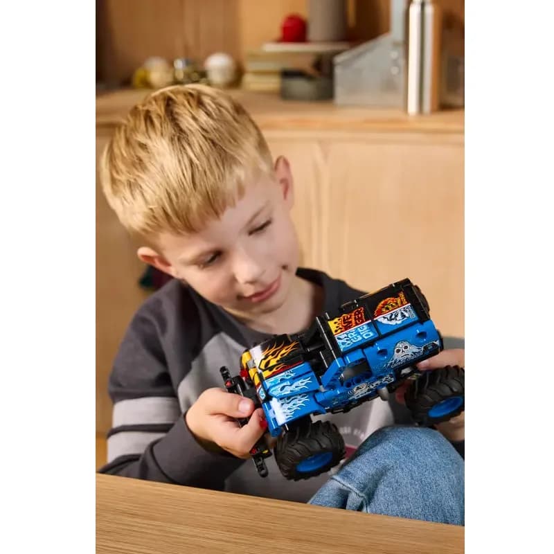 لگو Monster Jam Grave Digger Fire and Ice سری تکنیک کد 42219 — تصویر ۲