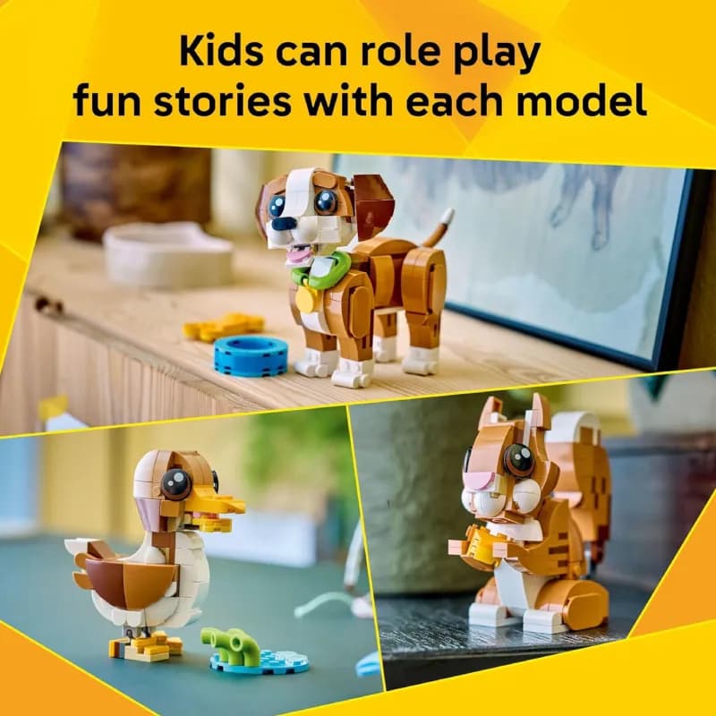 لگو Playful Puppy Dog سری کریتور کد 31382 — تصویر ۲