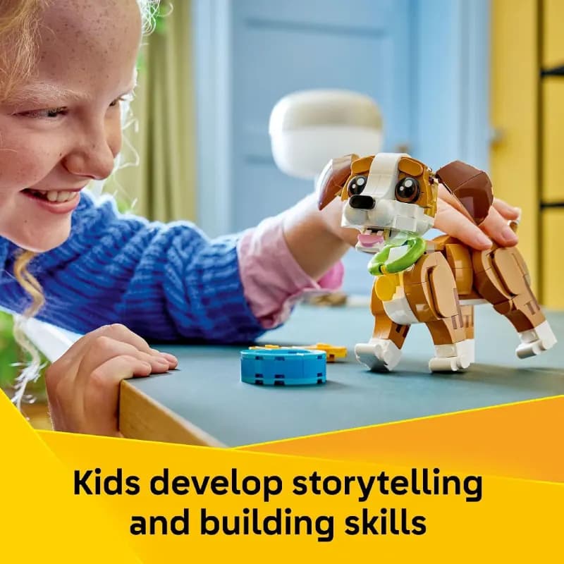 لگو Playful Puppy Dog سری کریتور کد 31382 — تصویر ۴