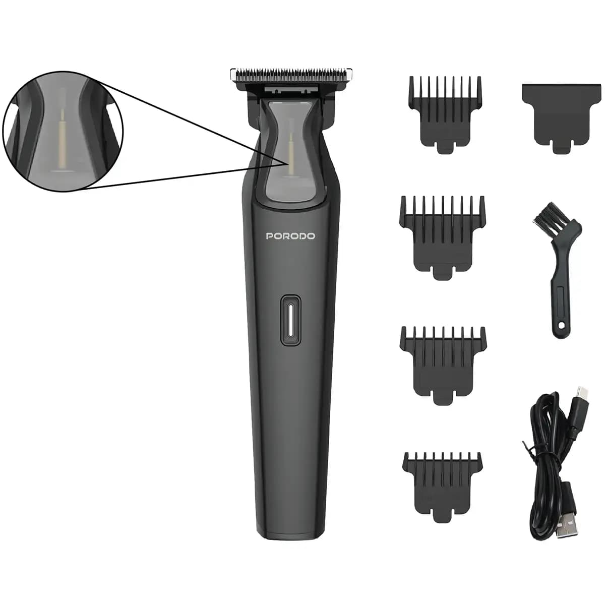ماشین اصلاح پرودو Porodo Lifestyle Spine Rechargeable Trimmer — تصویر ۲