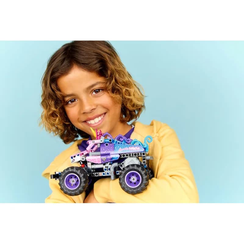 لگو Monster Jam Sparkle Smash Pull-Back سری تکنیک کد 42220 — تصویر ۳